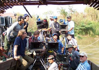 <b>Rambo IV</b>  camera crew: Ton, Aon, Poi, Rick Osborne, Operator Vern Nobles, Nueng, Kob, Ning, Jomb, Ron and Dano