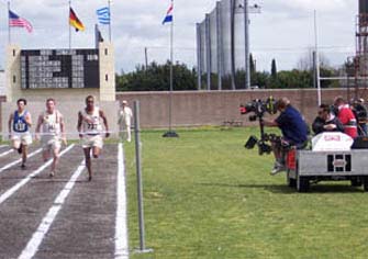 Shooting <b>The Jesse Owens Story</b> for the History Channel