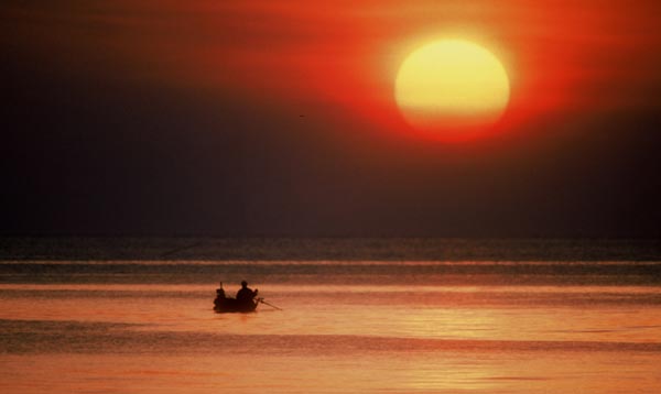 Photo of Sunset on Ko Phi Phi, Southern Thailand by Ron Veto